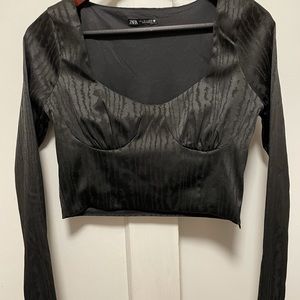 Zara long sleeve top